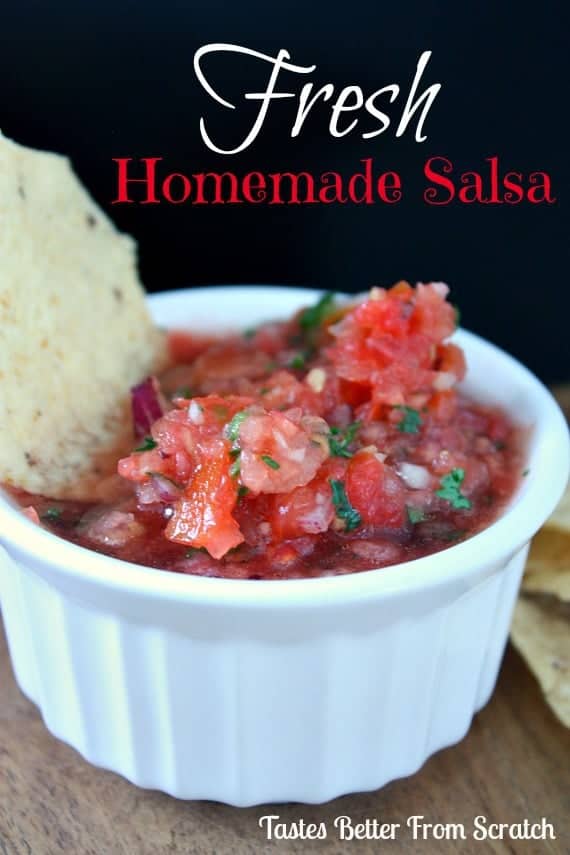 Fresh Homemade Salsa - Tastes Better From Scratch