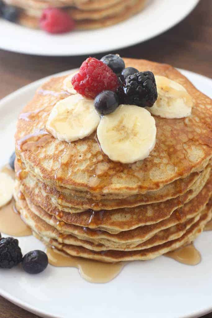 how to make whole grain pancakes from scratch