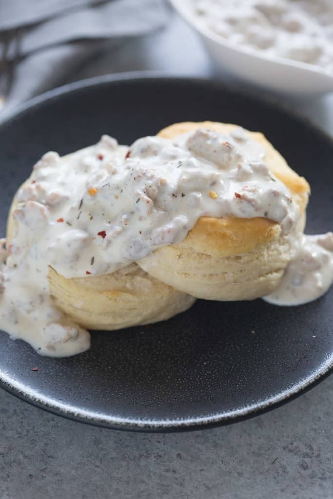 Sausage Gravy and Biscuits - Tastes Better From Scratch