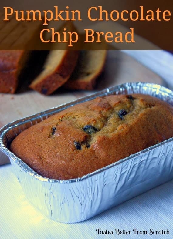 Pumpkin Chocolate Chip Bread - Tastes Better From Scratch