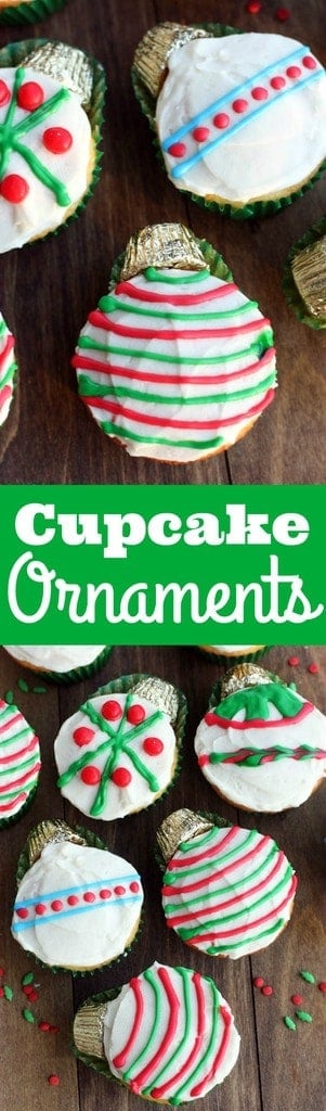 Cupcake Ornaments | a fun and easy Christmas treat your kids will enjoy making and eating!| Tastes Better From Scratch