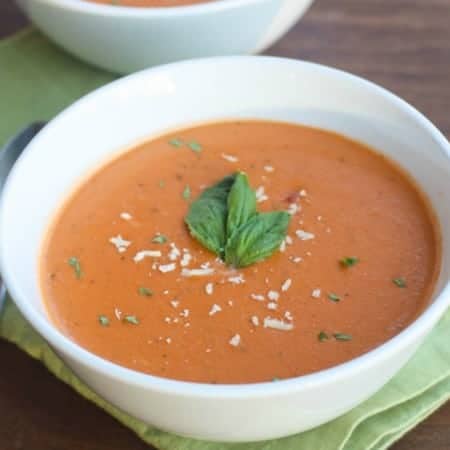 Creamy Tomato, Basil, Parmesan Soup - Tastes Better From Scratch
