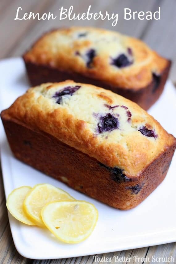 Lemon Blueberry Bread - Tastes Better From Scratch