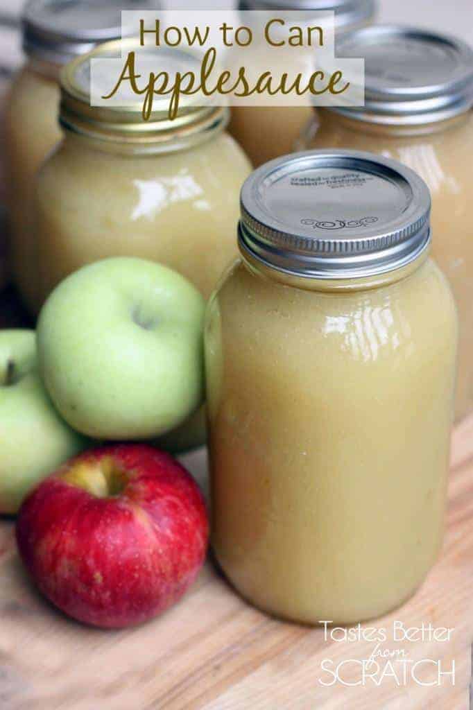 Homemade Applesauce (and how to can it) Tastes Better From Scratch