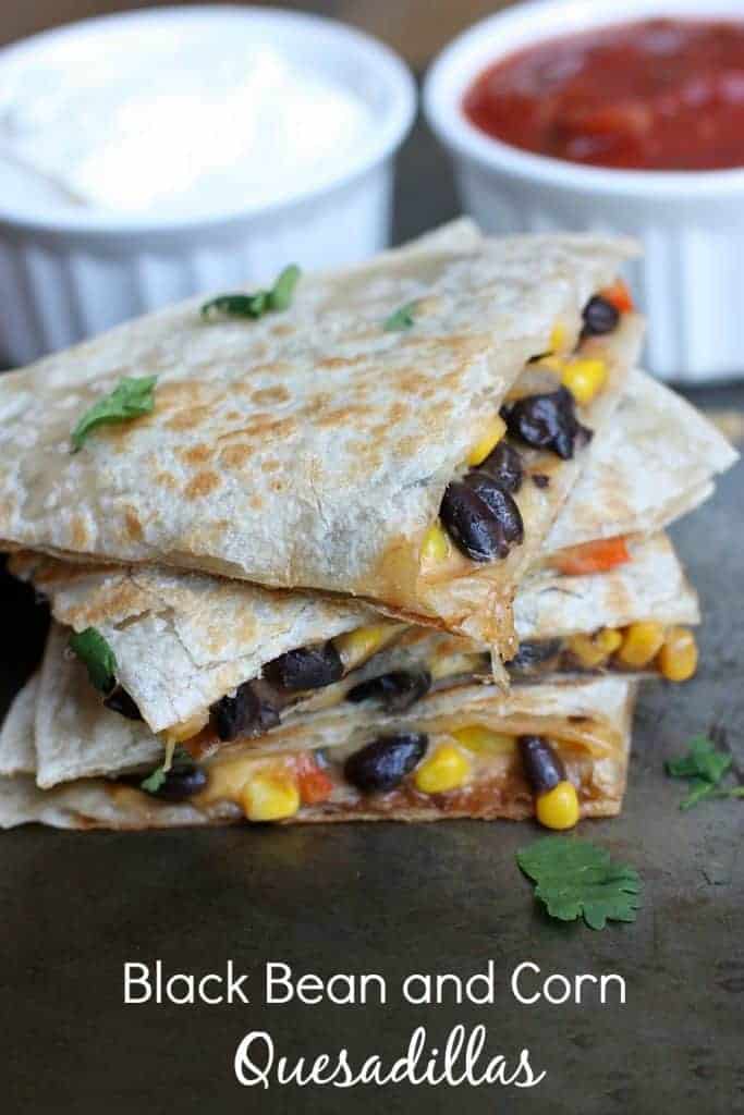 Black Bean and Corn Quesadillas - Tastes Better From Scratch