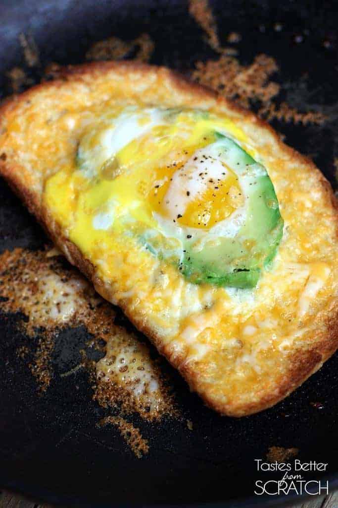 Avocado and Egg in a Hole from TastesBetterFromScratch.com