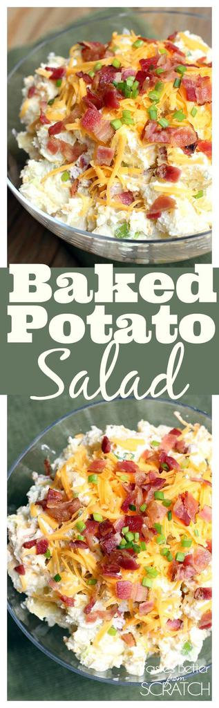 Baked Potato Salad from TastesBetterFromScratch.com