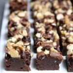 Triple Chocolate Brownie Bites on TastesBetterFromScratch.com