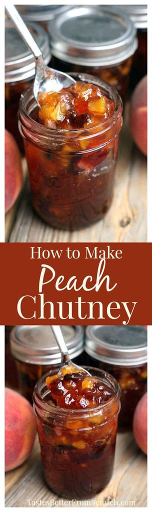 Homemade Peach Chutney is like 