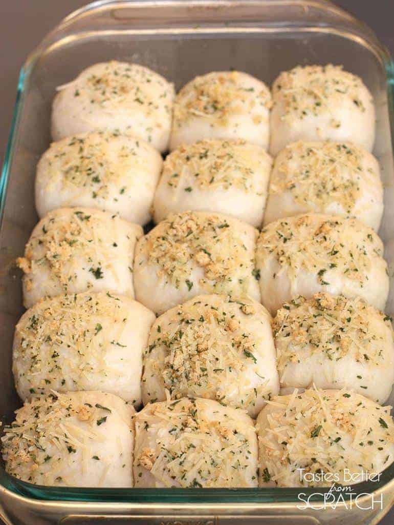 One-Hour Garlic Parmesan Rolls 