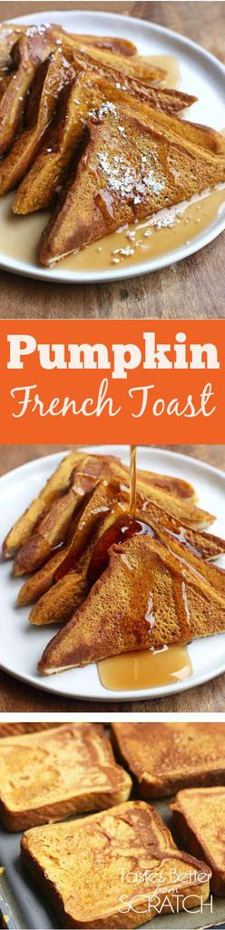 Pumpkin French Toast recipe from 