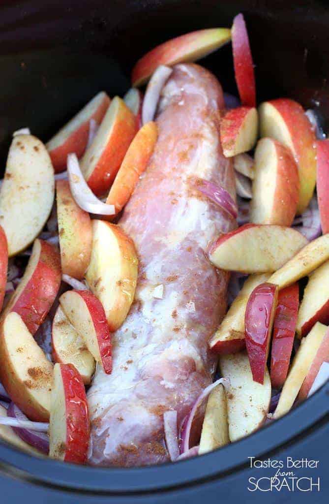 Slow Cooker Apple Cinnamon Pork Loin | Tastes Better From Scratch