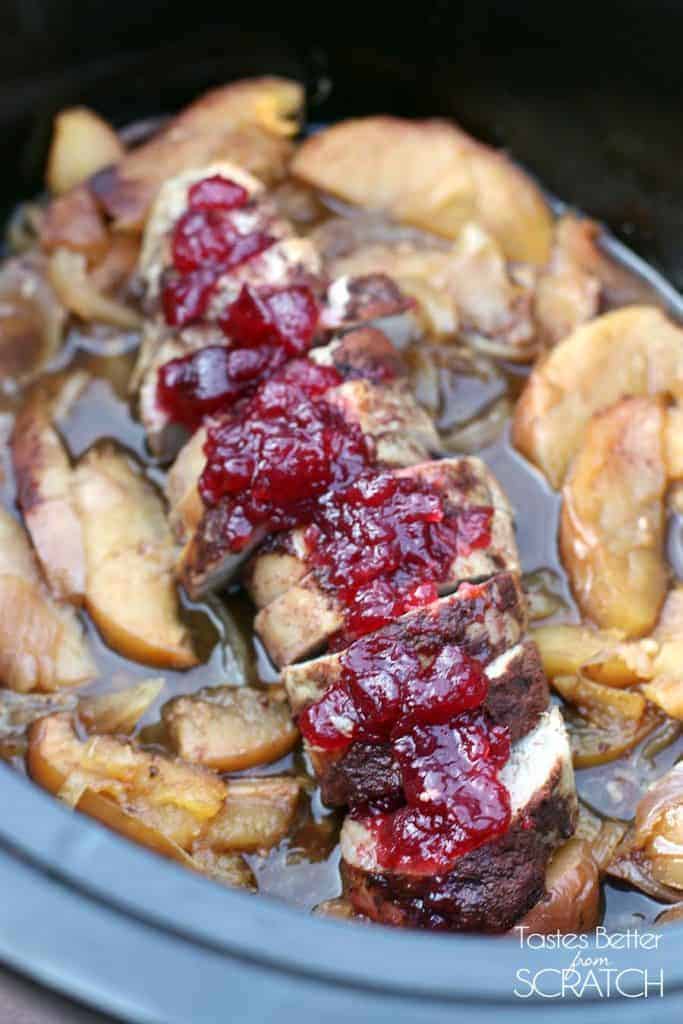 Slow Cooker Apple Cinnamon Pork Loin | Tastes Better From Scratch
