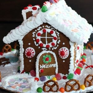 How to make a Gingerbread House-- recipes and tutorial from Tastes Better From Scratch