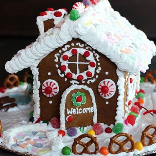 Wilton Gingerbread House Cookie Mold Pan Everyone loves to see an elaborate  Gingerbread House…