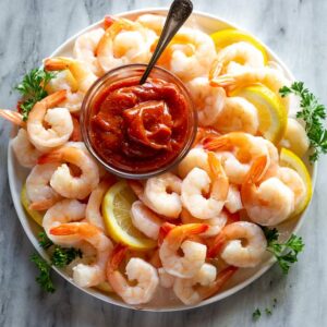 3 ingredient SHRIMP COCKTAIL SAUCE that's easy and amazing homemade. You won't buy it from the store ever again!