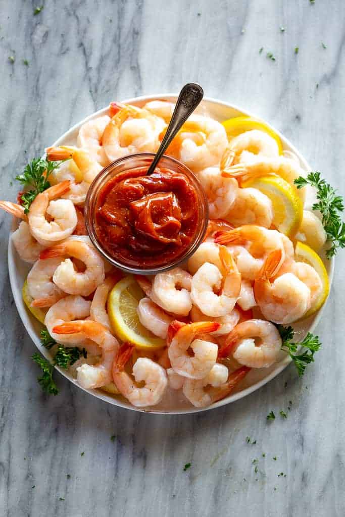 3 ingredient SHRIMP COCKTAIL SAUCE that's easy and amazing homemade. You won't buy it from the store ever again! 