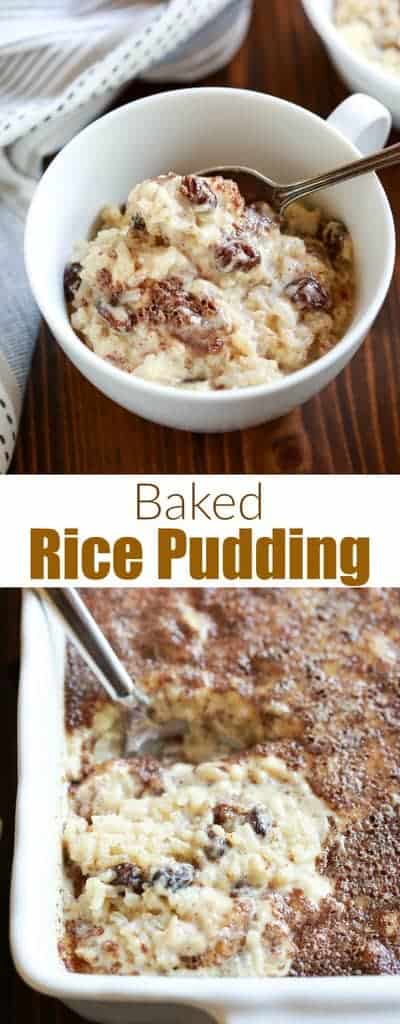 Baked Rice Pudding Recipe - Tastes Better From Scratch