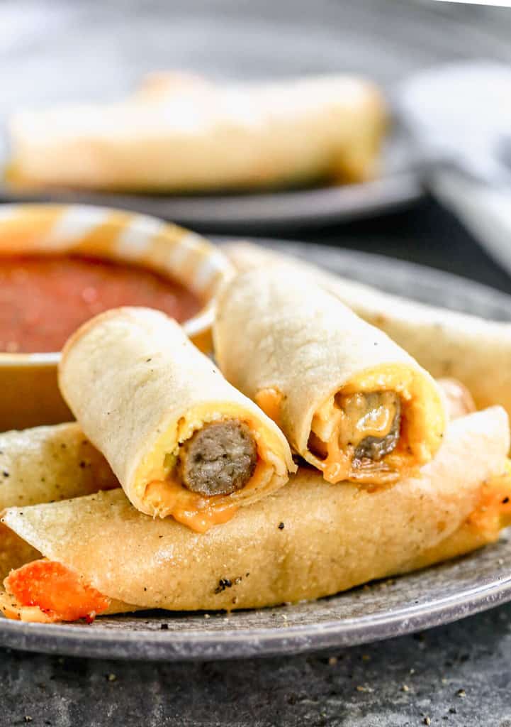 Egg and Sausage Breakfast Taquitos Tastes Better From Scratch