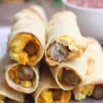 Egg and Sausage Breakfast Taquitos | Tastes Better From Scratch