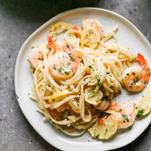 Shrimp Scampi Linguine - Tastes Better From Scratch