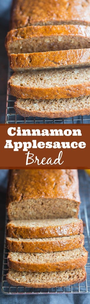 The BEST Cinnamon Applesauce Bread! Bakery style and made with whole grains| Tastes Better From Scratch