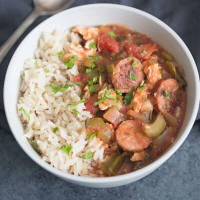 Slow Cooker Cajun Chicken and Sausage
