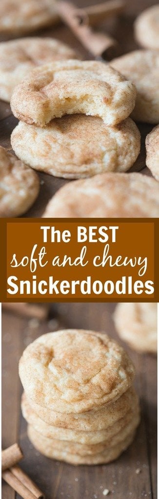 The BEST soft and chewy Snickerdoodles! These get RAVE reviews every time I make them! | Tastes Better From Scratch