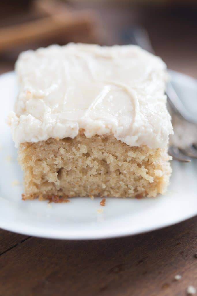 Apple Spice Cake with Brown Sugar Cream Cheese Frosting | Tastes Better From Scratch
