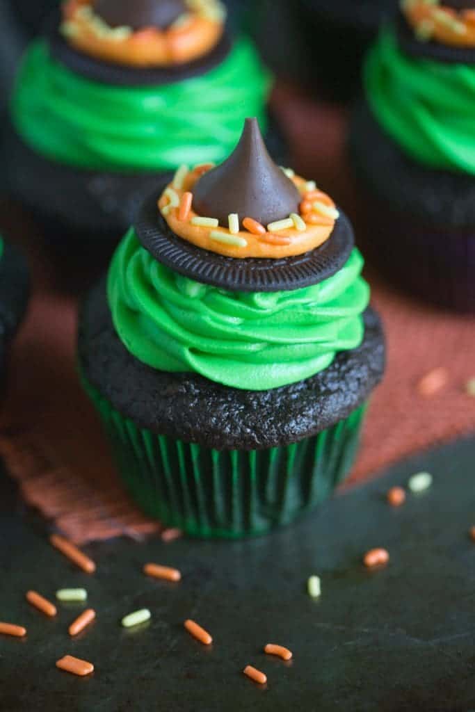 Witch Hat Cupcakes | Tastes Better From Scratch