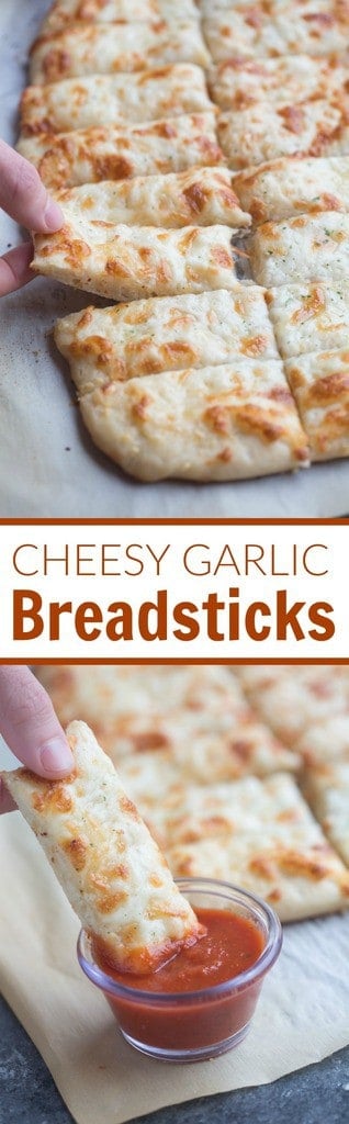 The BEST and EASIEST Cheesy Garlic Breadsticks! You'll never order take-out again! | Tastes Better From Scratch