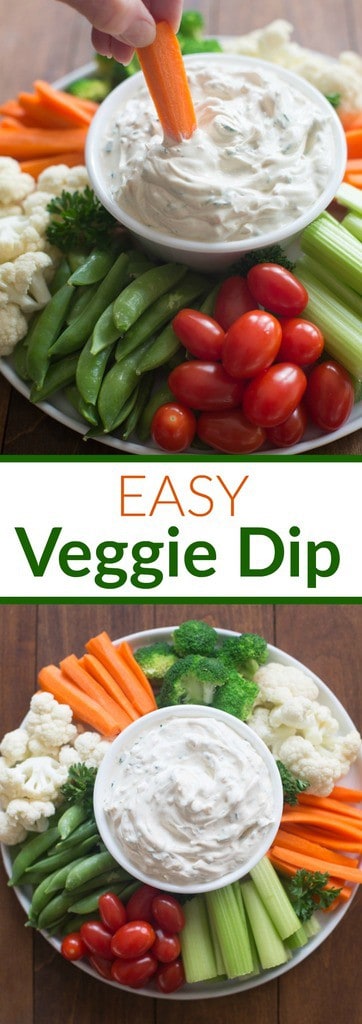 Easy Vegetable Dip - Tastes Better From Scratch