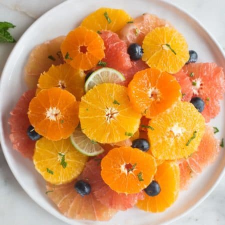 Citrus Fruit Salad is the best juicy, tart blend of winter fruits. | Tastes Better From Scratch