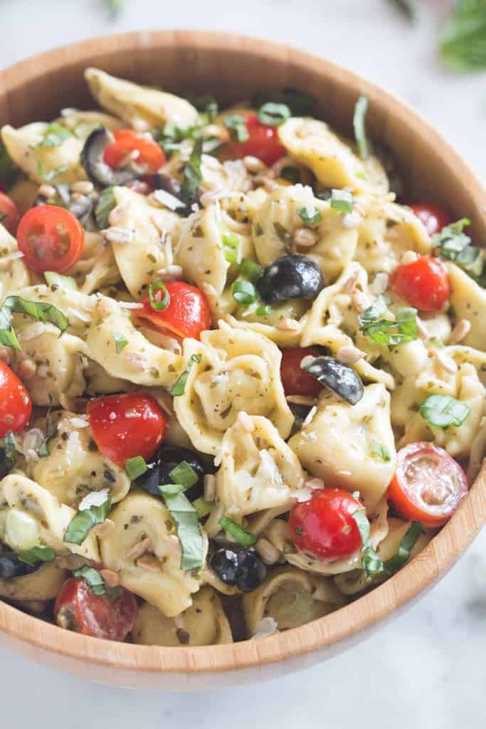 easy tortellini pesto salad Tortellini yummyhealthyeasy - Info Recipes ...