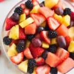 Tips for the BEST fresh fruit bowl! | tastesbetterfromscratch.com