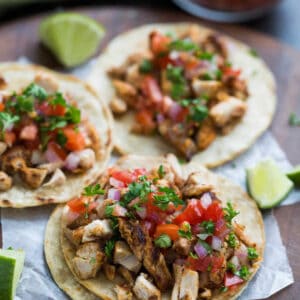 Grilled Chicken Street Tacos | tastesbetterfromscratch.com