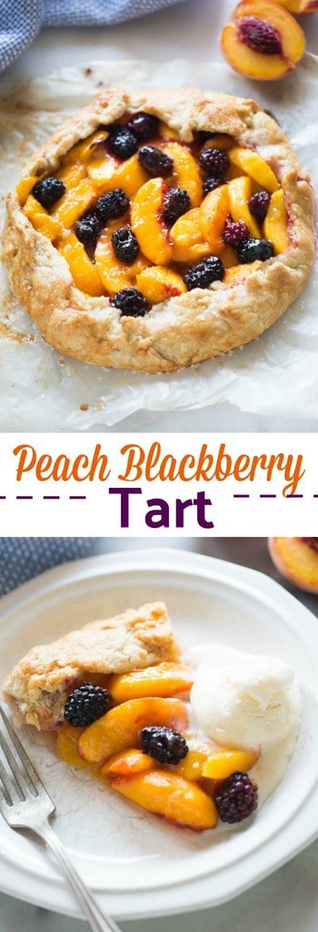 Peach Blackberry Tart - Tastes Better From Scratch