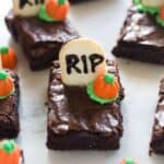 Halloween Graveyard Brownies | tastesbetterfromscratch.com