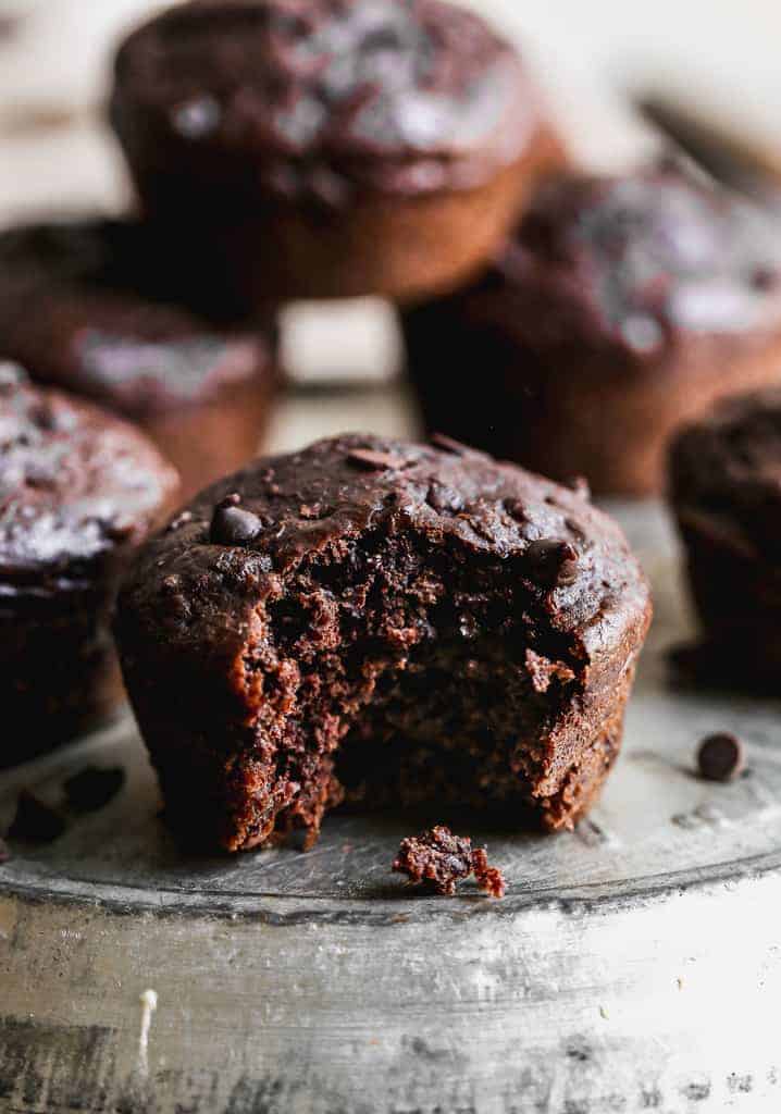 Skinny Chocolate Muffins - Tastes Better From Scratch