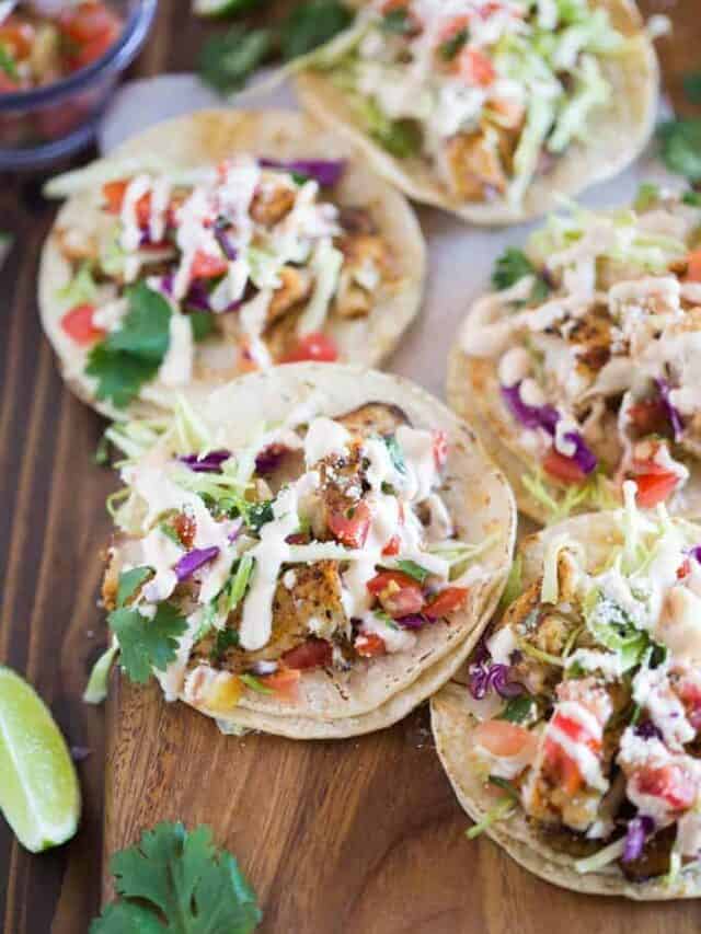These grilled fish tacos are fresh, flavorful, and perfect for a quick summer dinner straight off the Blackstone.