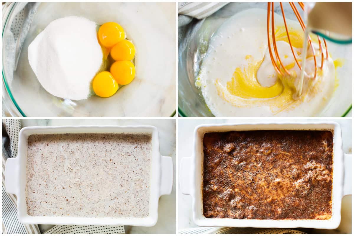 Homemade rice pudding only takes a few minutes to throw together then it bakes to a delicious custard consistency. It's a family favorite and has been for generations!