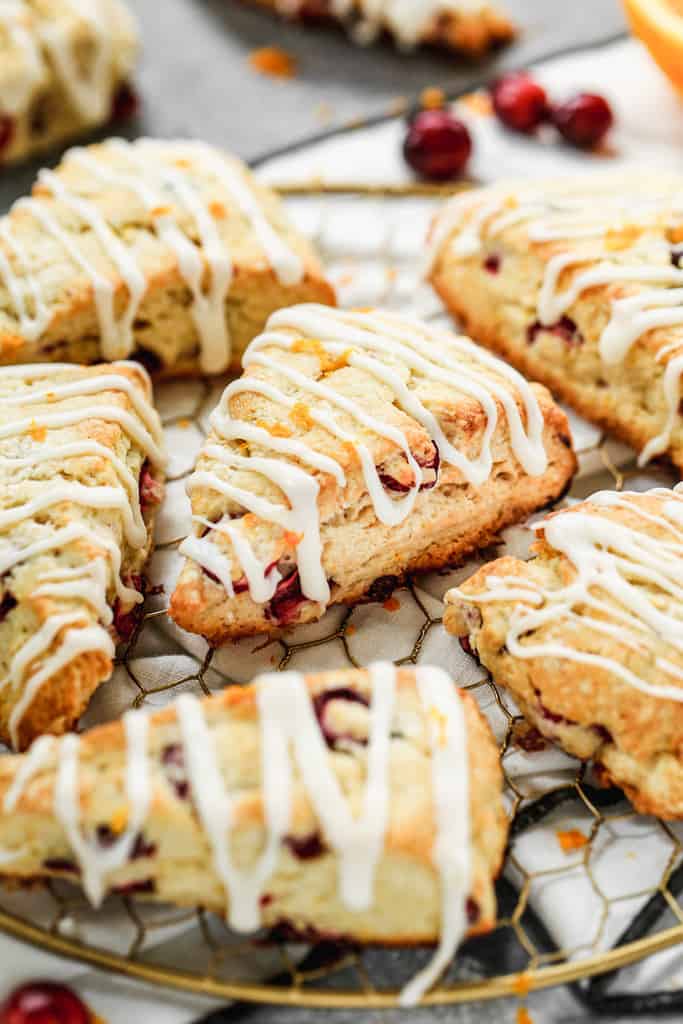 Fryin' Pan Bread Scones with Cranberries