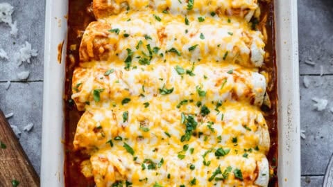 Chicken and Rice Enchiladas (Enchiladas de Pollo y Arroz)