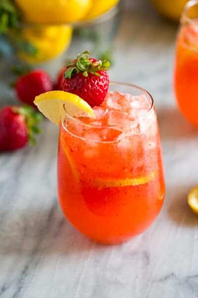 Amazing Homemade Strawberry Lemonade Tastes Better From Scratch