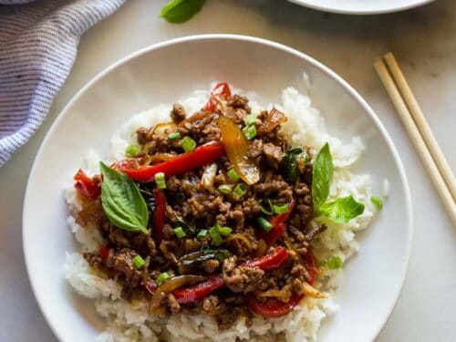 Thai Basil Beef Pad Gra Prow Tastes Better From Scratch