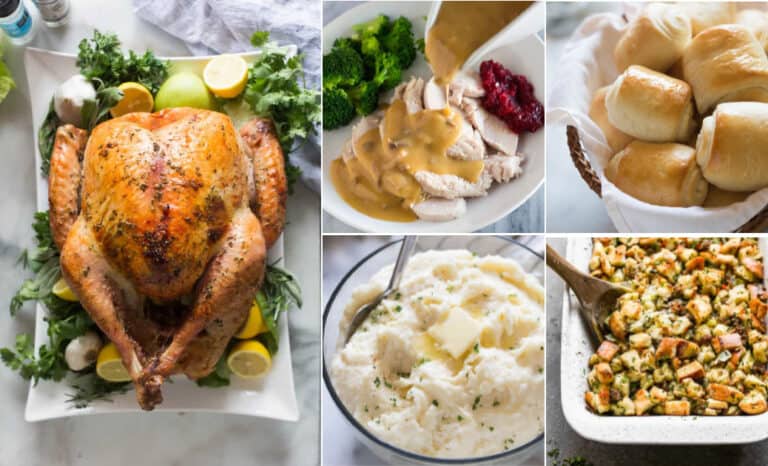 Classic Thanksgiving Menu (+ shopping list!) | - Tastes Better From Scratch