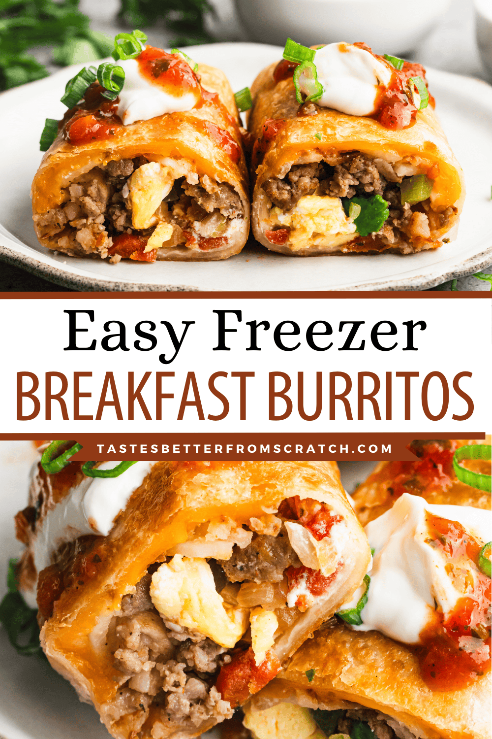 Breakfast Burritos (Freezer Friendly) | - Tastes Better From Scratch