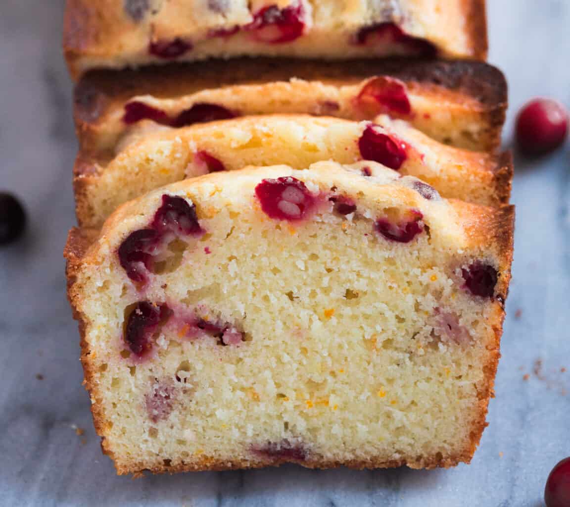 A thumbnail image for Cranberry Orange Bread.