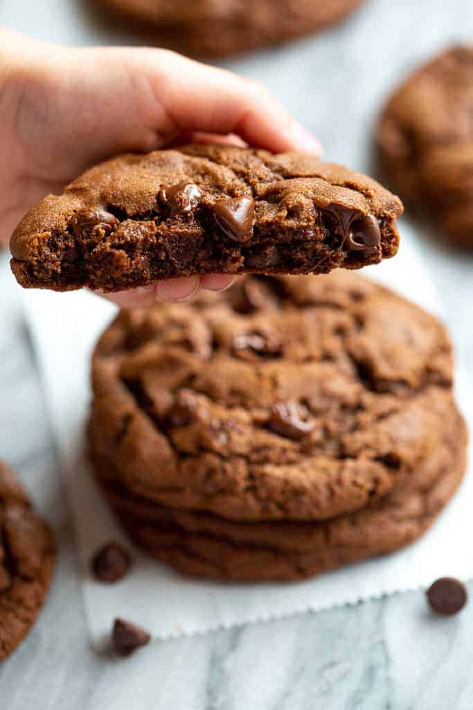 Chocolate cookies - tastesbetterfromscratch.com