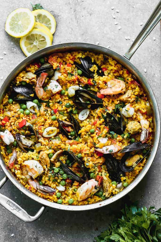 Spanish Paella Recipe Tastes Better From Scratch,Ham Hock And Beans Soup
